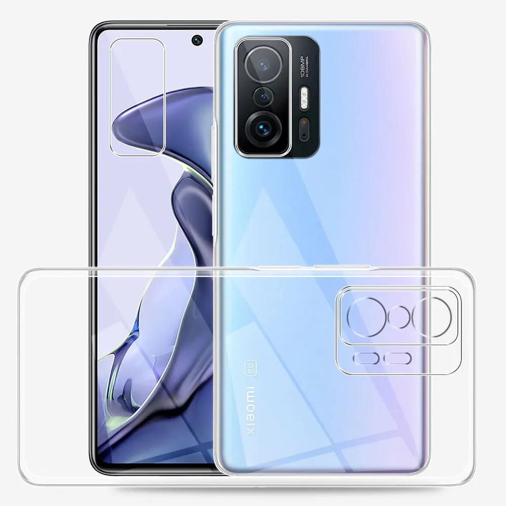 Clear Silicone Soft Phone Case - Ultra-Thin Transparent Bumper Cover