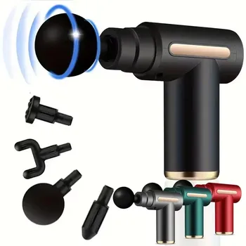 2025 fascia gun muscle relaxation massager electric vibration massage gun professional grade neck mask gun 1