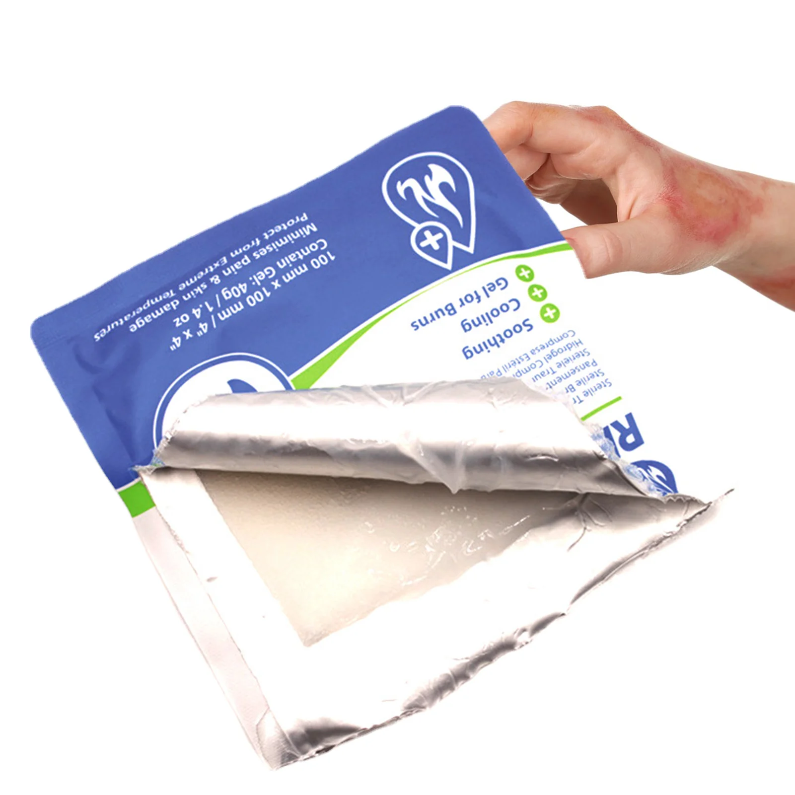 Burn Dressing Emergency Burn Care Gel Cooling And Soothing Hydrogel Wound Dressing Water Gel For Debridement First Aid first aid kit wound bandage medical wound dressing