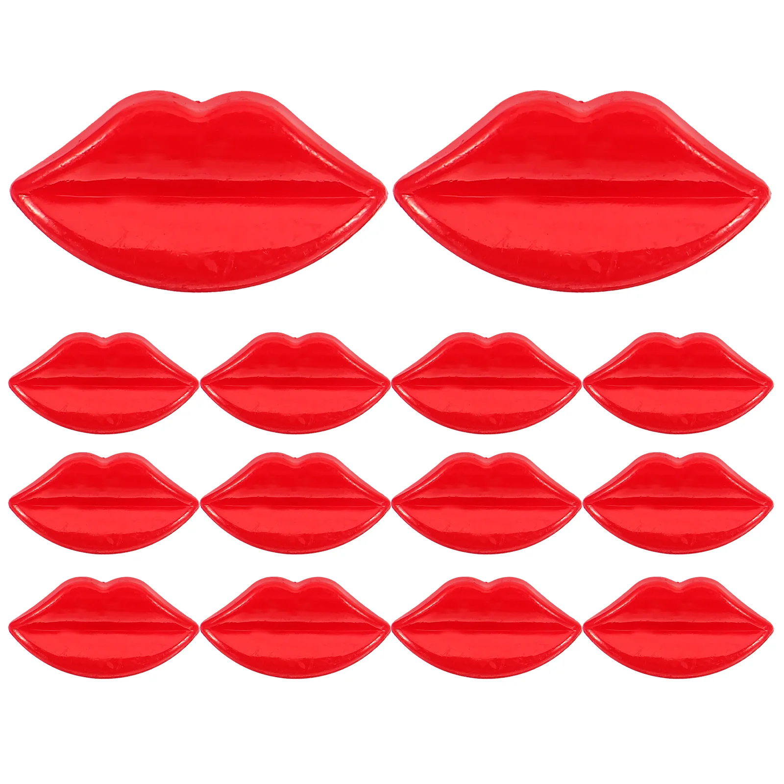 100Pcs Plastic Buttons Multi-function Lip Shape Buttons DIY Craft Buttons