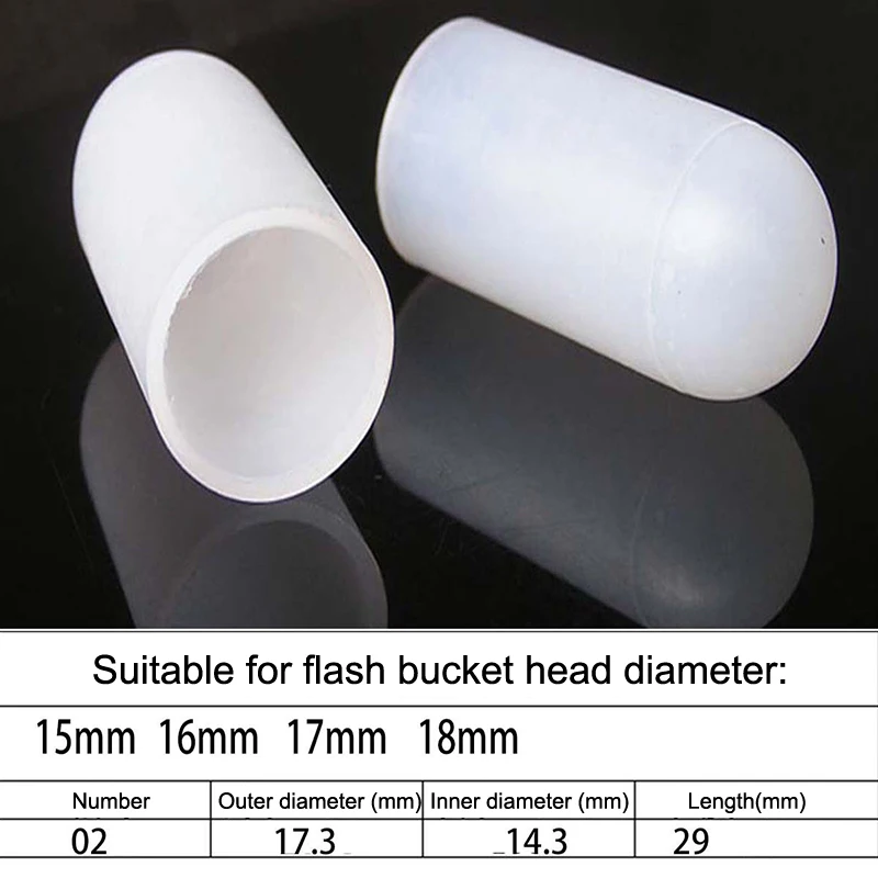Silicone Elastic Flashlight Lampshade, Set of 2