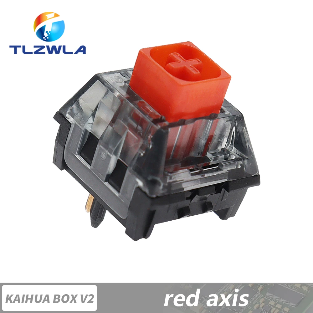 Kailh Box V2 Mechanical Keyboard Switch Set - White, Red, Brown (5-Pack)