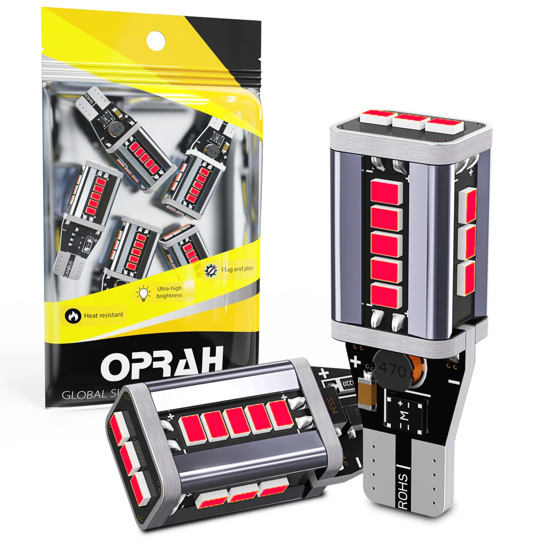 

Oprah 2pcs W16W T15 LED Bulbs Canbus Error Free LED Backup Light Reverse Blub Lamp For BMW F12 F13 F06 E65 E66 E67 F01 F02 F03