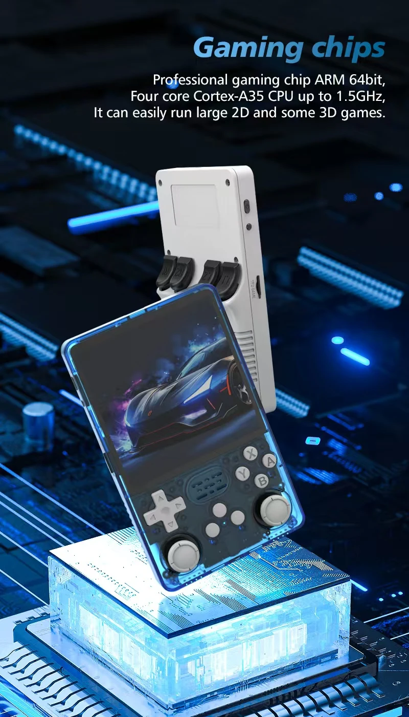più WIFI 4 pollici Schermo grande Console di gioco retrò Sistema Linux Portatile Lettore video tascabile Giochi R36S Portatile Con_voghion.com
