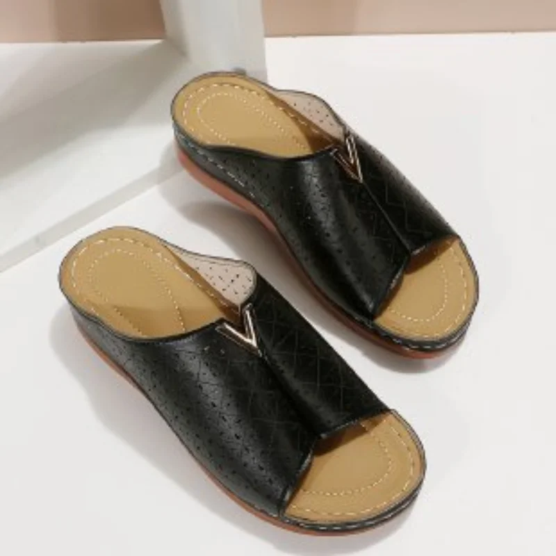 

Сандалии женские с ремешком на пятке, повседневная обувь на плоской подошве, модные шлепанцы, сланцы, для ходьбы, лето 2023