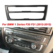 

Carbon Fiber Car Air Conditioning CD Console Panel Cover Trim Stickers For BMW 1 Series F20 F21 2012-2015 Interior Accessories