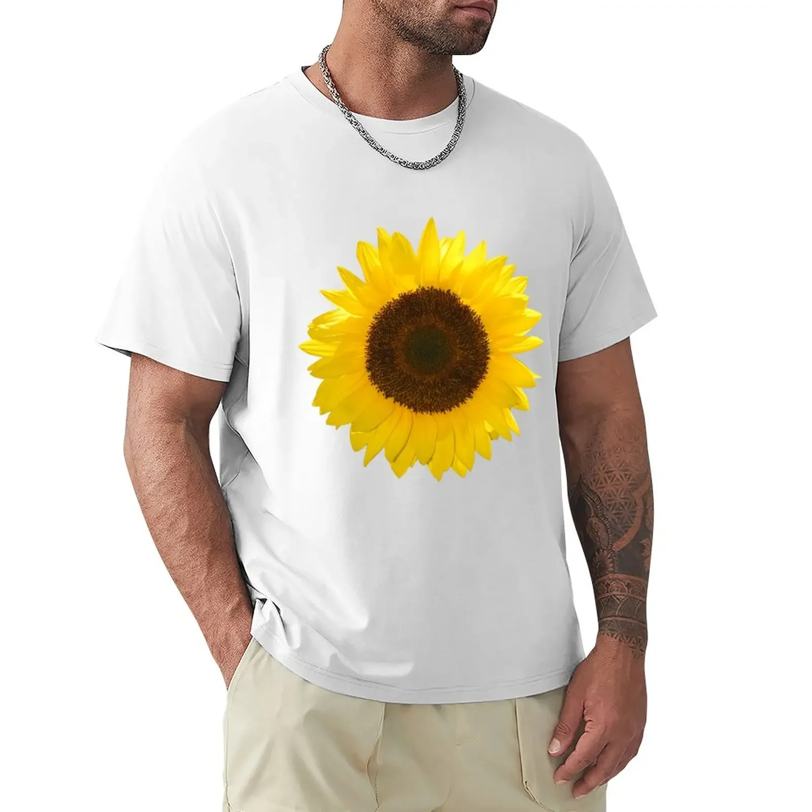 

Sunflower T-Shirt plain new edition summer top boys whites t shirts for men