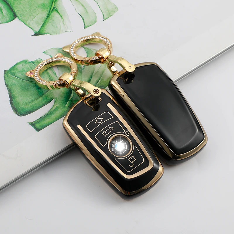 BMW용 TPU 자동차 키 케이스 커버, 열쇠 고리, BMW F20 F30 G20 F31 F34 F10 G30 F11 M1 M2 M6 X2 X3 F25 1 3 6 시리즈 E39 E46 E60 E70 E87 E