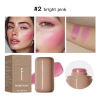 Pink Beauty Multi-use Blush Stick For Lips Cheek Long-lasting Hydrating Highlights Brighten Soft Natural Flush Cream Blush Stick 1