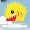 Kid's Swim Cap 3D Cartoon Design Swimming Hat Flexible Silicone Waterproof 4