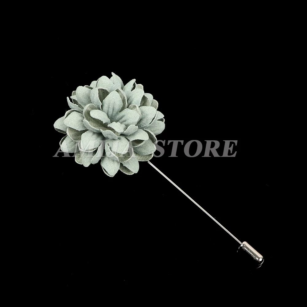 Spilla Babbotto Fiore/Rosa Velluto Rosa Fatta A Mano, Blazer - Foto 9