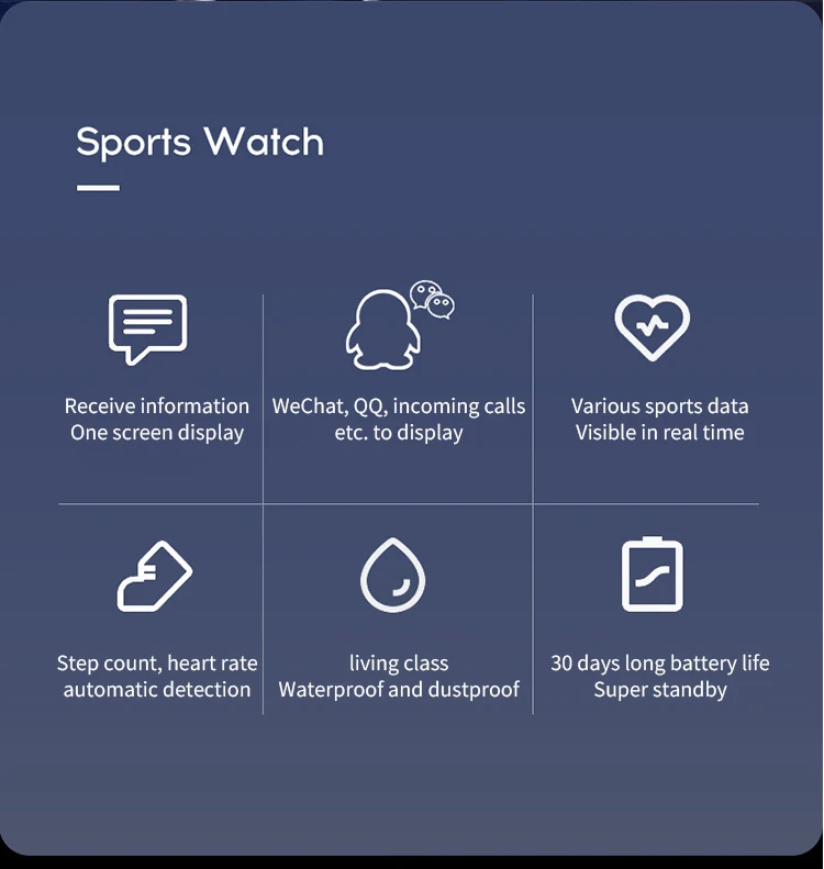 116Plus Smart Watch Bluetooth Sports Wristwatches Smartwatch Smart Bracelet Clock Fitness Tracker Christmas Gift For Android IOS