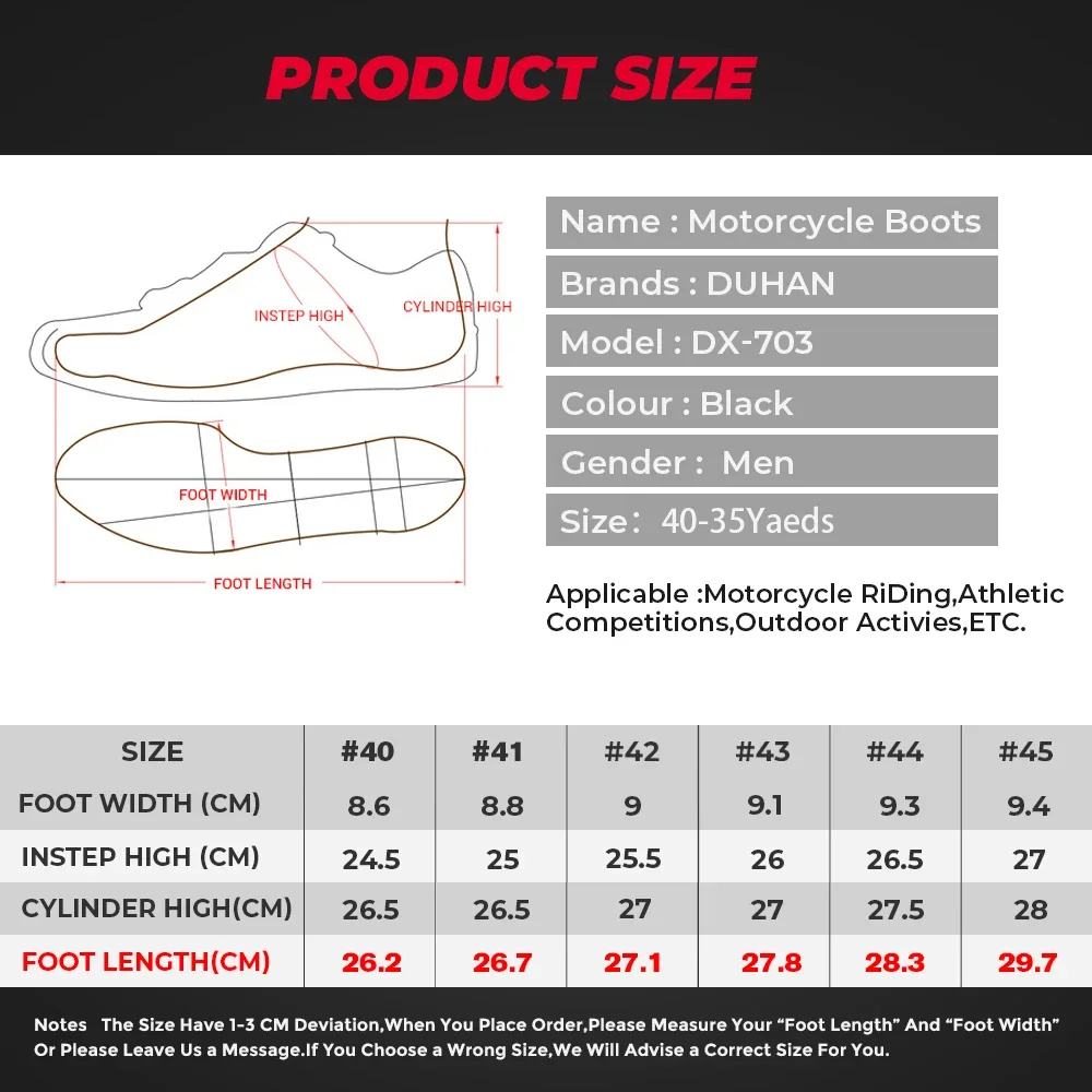 Motorcycle Boots Men Riding Breathable Reflective Motocross Racing Thick Sole Safety Safety Shoes Motorcycle Shoes Mens Shoes Motorcycle Rain Boots