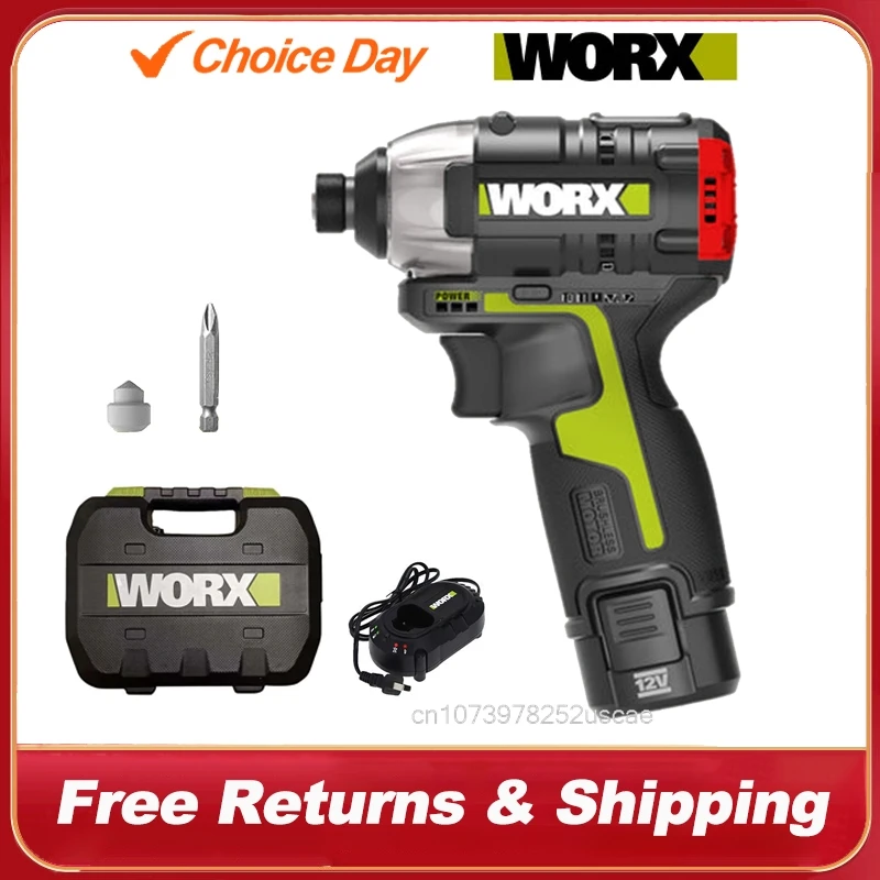 Worx-ワイヤレスインパクトドライバー,長寿命ドライバー,140nm,12v 