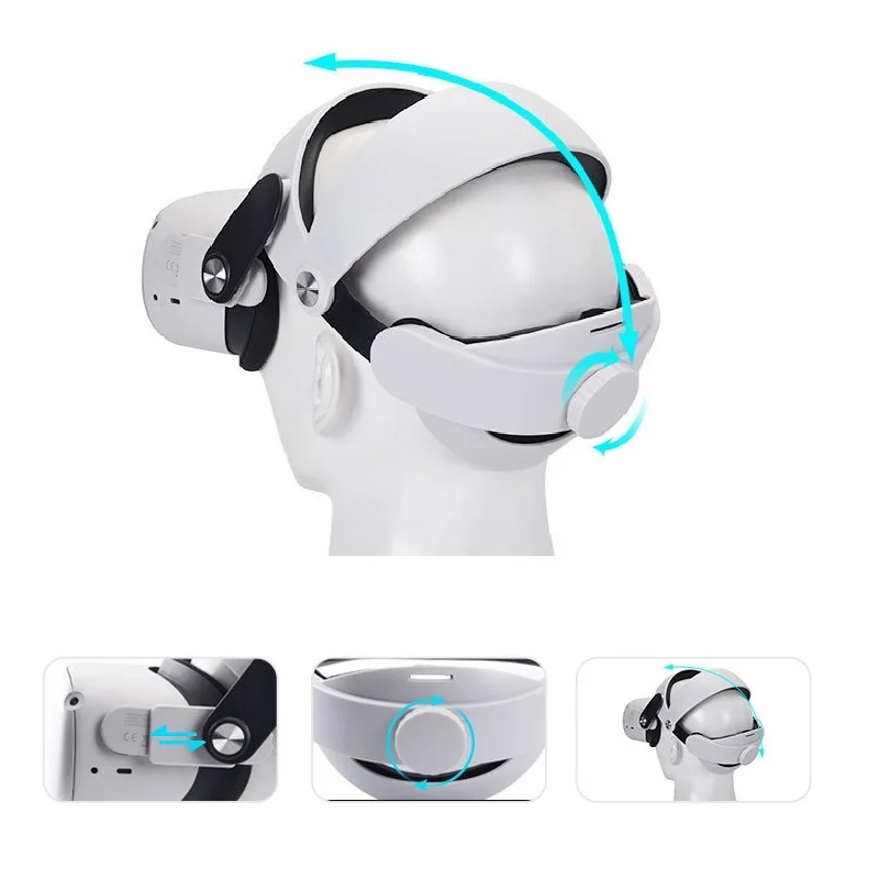 

For Oculus Quest 2 Halo Strap Head Upgrades Comfort Elite Strap Alternative Head Strap For Oculus Quest 2 Accessories