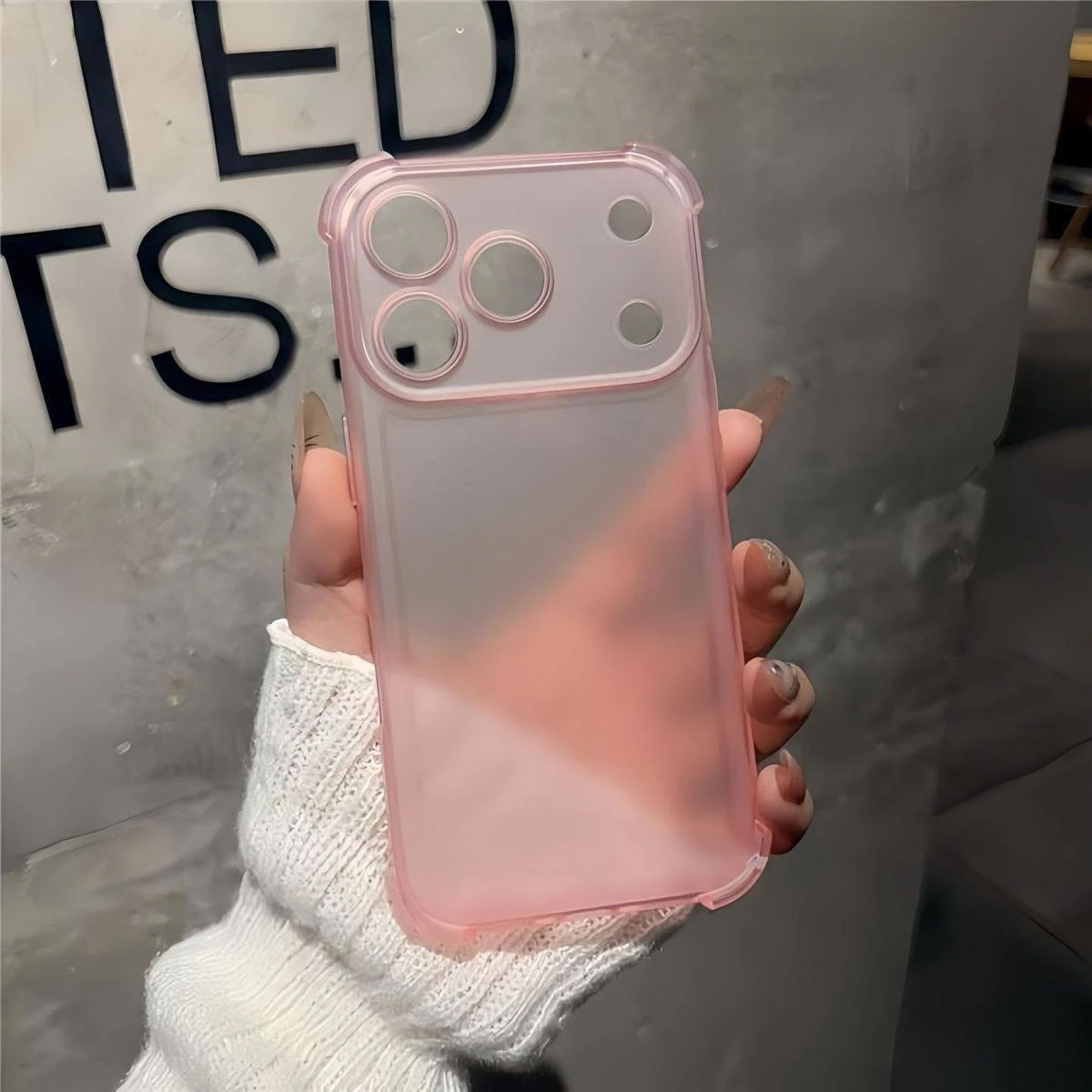 Matte Silicone Magnetic TPU Protective Phone Case with Four-Corner Anti-Fall Design