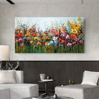 Abstract Flower Canvas Painting Modern Nordic Wall Art Poster Prints Pictures for Living Room Home Decoration Gifts