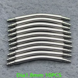 Curved Spring Bar Watch Strap Link Pins - Stainless Steel, Various Diameter and Width Options (10/20PCS) - 21mm (Dia1.8mm - 10PCS)