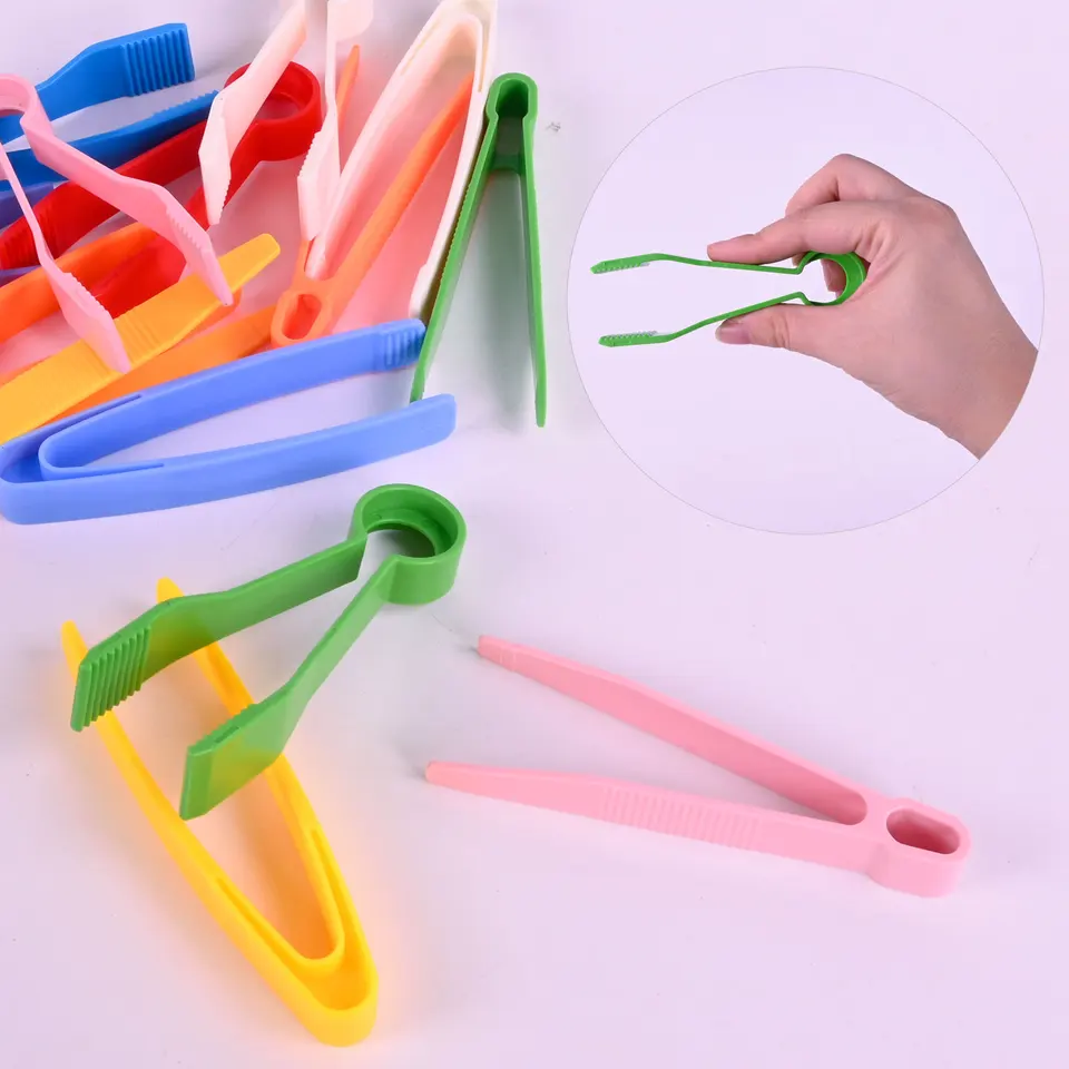 6 pezzi di pinze in legno per bambini, pinzette in legno, giocattoli