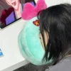 Cartoon Kuromi Stitch Nap Pillow Comfortable Hollow Breathable Stuffed Anime Travel Pillow School Office Nap Pillow Cushion 5