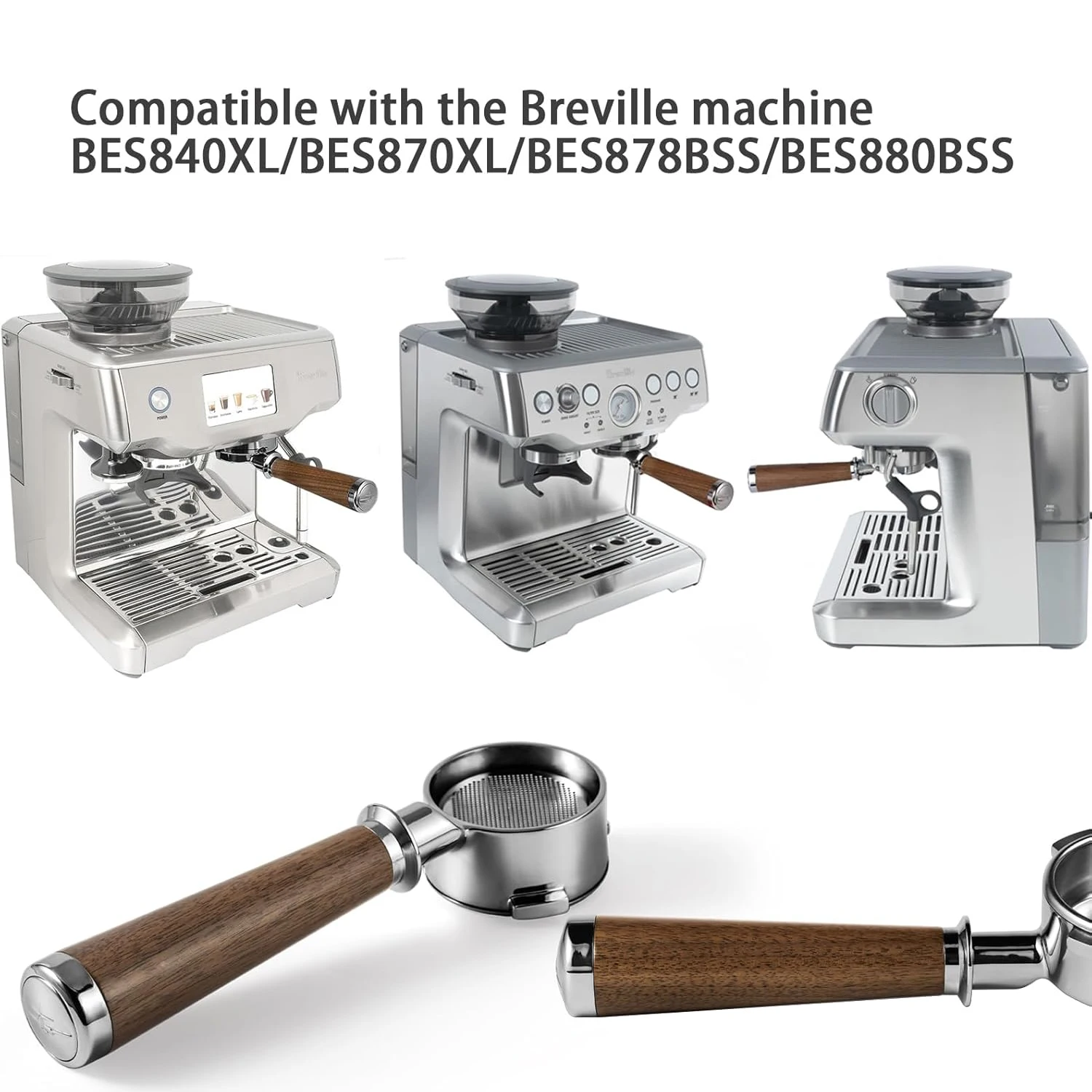 MHW-3BOMBER فلتر القهوة بدون قاع لآلة الإسبريسو 51...