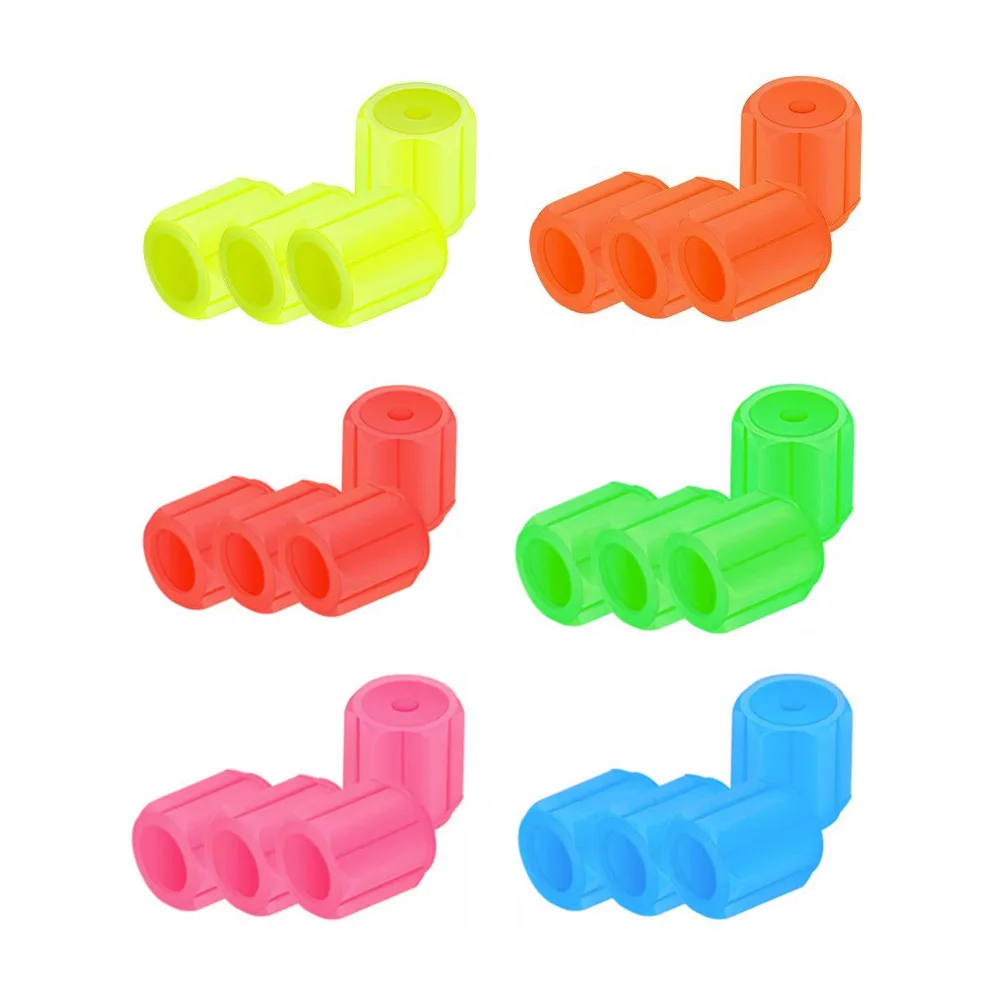 Luminous Tire Valve Caps Car Motorcycle Bike Wheel Hub Glow In Dark Tyre Cap Styling Shiny Tool Universal Auto Accessories