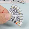 Miniature Items Mini Dollar Euro Korean Won Money Banknotes Model for Barbie Doll Ob11 1/6 1/12 Action Figure Dolls Accessories 1