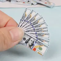 Miniature Items Mini Dollar Euro Korean Won Money Banknotes Model for Barbie Doll Ob11 1/6 1/12 Action Figure Dolls Accessories 1