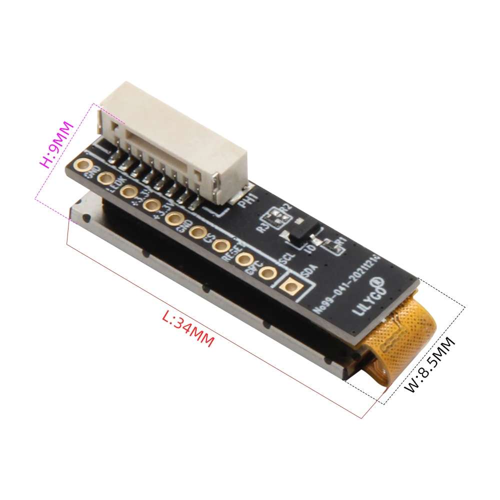 LILYGO TTGO T-0.99 Inch LCD Display Development Expansion Circuit Board GH1.25mm 8PIN Expansion Interface 2.54mm PI