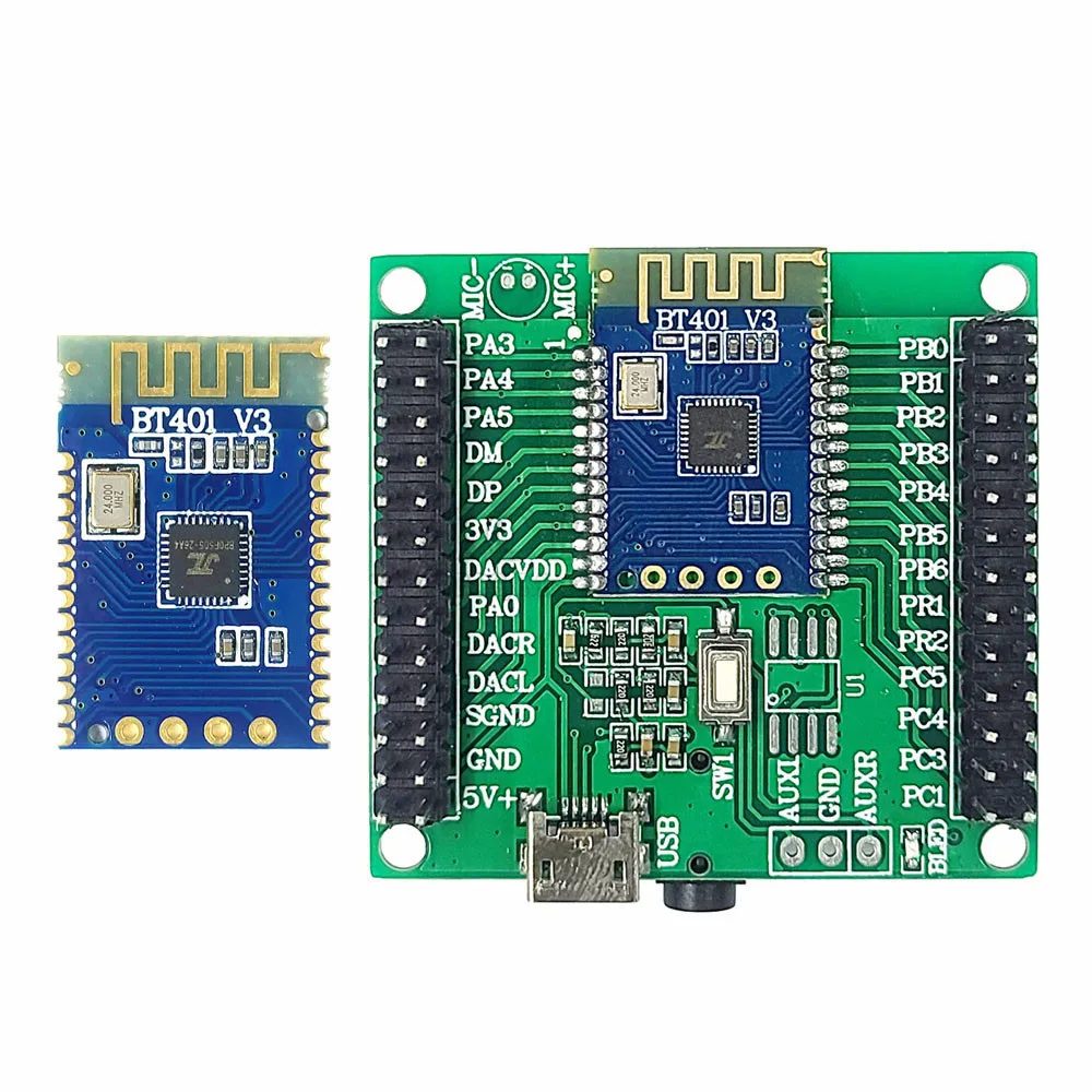 BT401-Bluetooth-Module-Serial-Port-to-I2C-Output-IIS-DAC-for-BLE-MP3-AT ...