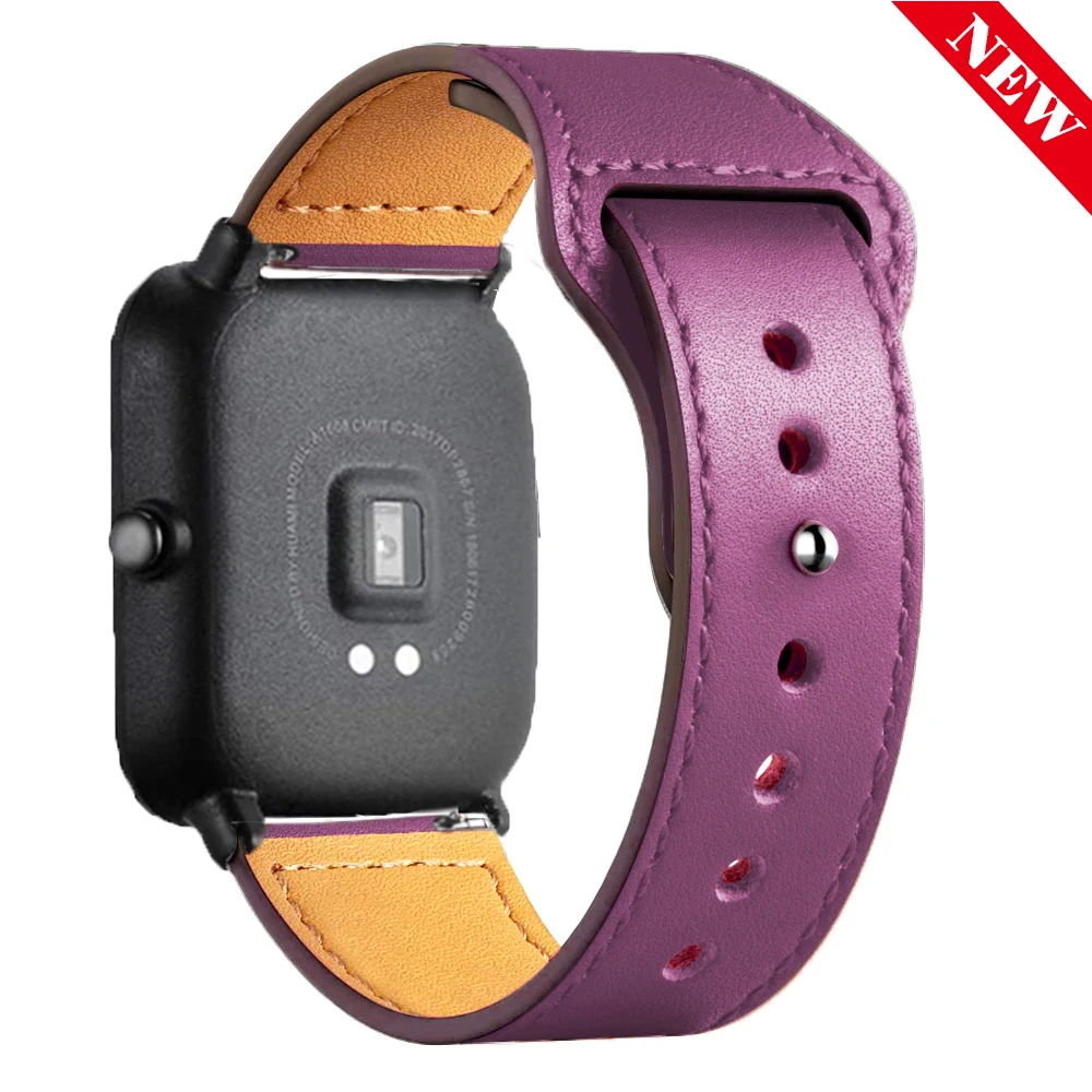 Premium Leather Watch Band - Elegant 20mm/22mm Strap Bracelet