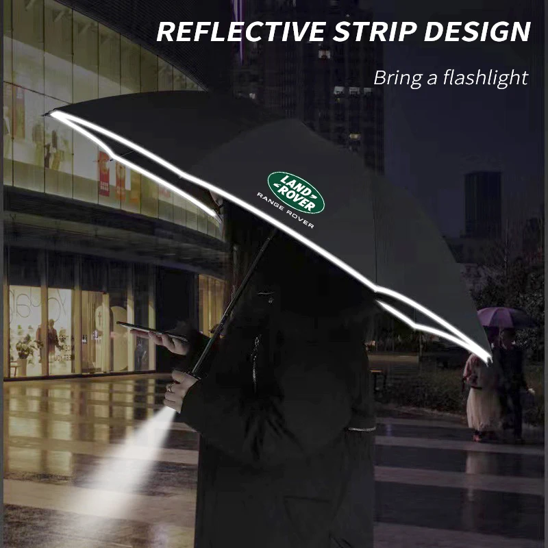 Land Rover Range Rover Discovery Evoque Velar Freelander Defender Car Fully Automatic Reflective Sun Umbrella Folding Sunshade car windshield sunshade car logo umbrella