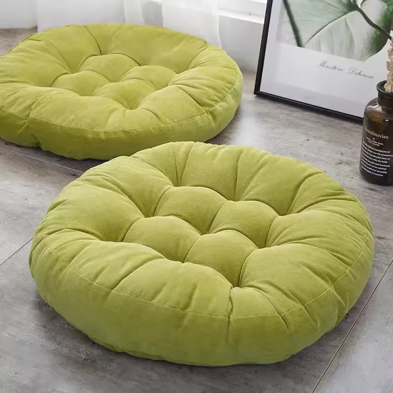 Floor Pillow Large Floor Cushions Round Floor Cushion Seating for Adults Kids Thick Tufted Meditation Cushion for Yoga Tatami 4
