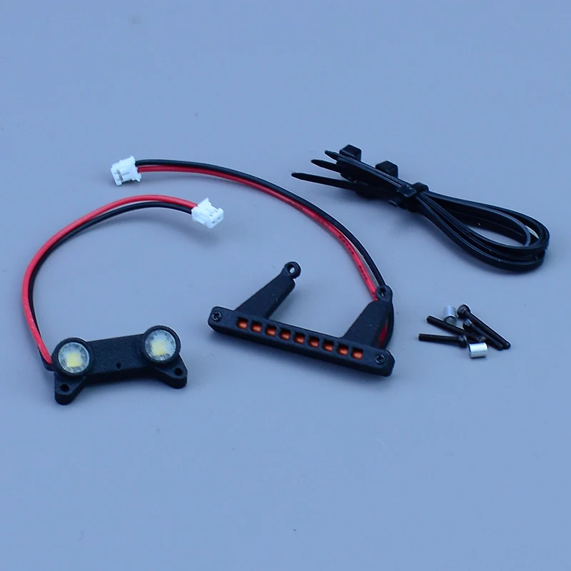 System oświetlenia przedniego i tylnego do samochodów RC 1/24 Wltoys 244016, zdalnie sterowanych samochodów wyścigowych 2WD do driftu.
