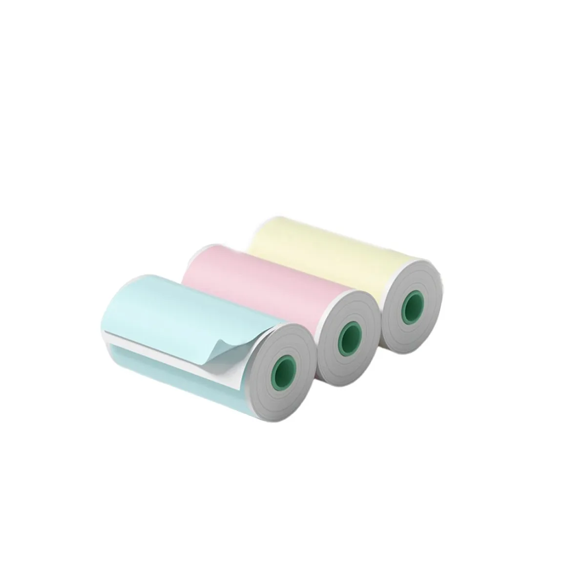 Colorful Adhesive Printing Paper Rolls, 57mm - Perfect for Portable Thermal Printers, Wireless Wireless, Ideal for Notes & Photo
