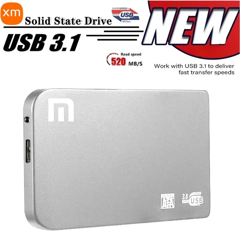 Portable External Solid State Hard Drive 1TB USB3.0 Interface HDD Mobile Hard Drive For Xiaomi For Laptop/phone portable ssd portable hard drive solid state disk hard disk external solid state drive