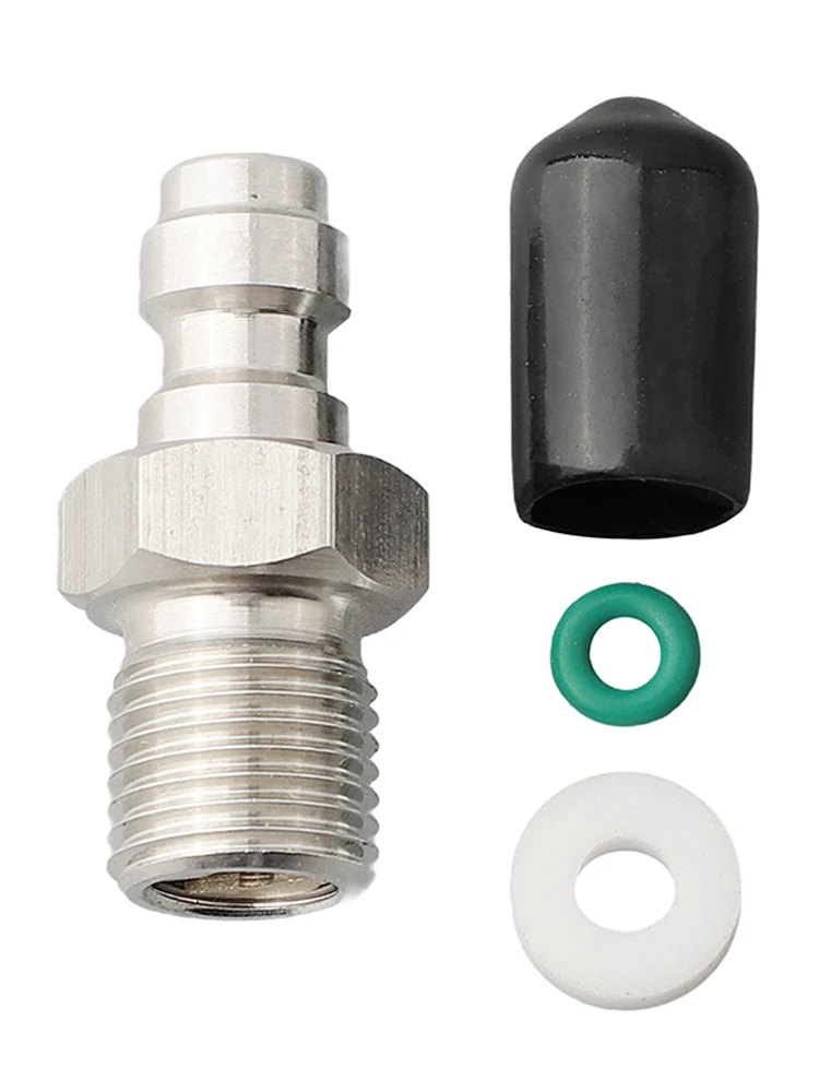 8MM Einwegventil gefüllt Schnuller Edelstahl Schnellkupplung männlich für M10 1/8NPT ////////////////////////////// – Detail 6