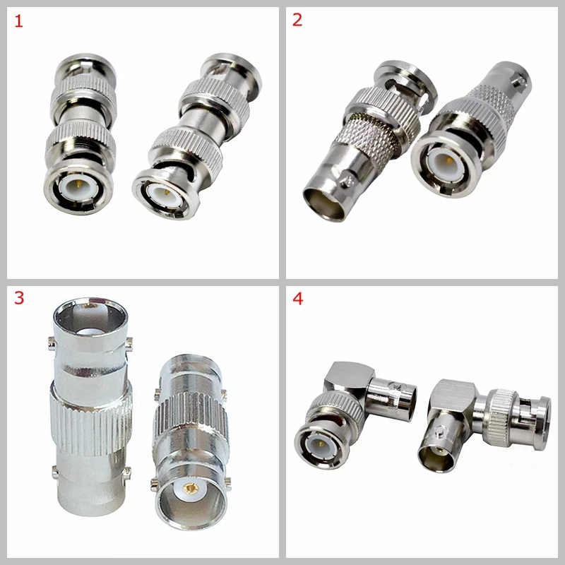 Bnc Macho para Fêmea Conector Adaptador de Ângulo Direito de 90 Graus para Vídeo Cobre Niquelado rf q9 Pcs por Lote