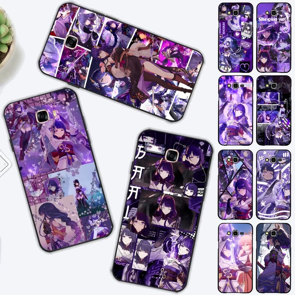 Genshin Impact Raiden Custodia Per Telefono Shogun Per Samsung J 7 Plus 7Core J7 Neo J6 Plus Prime J6 J4 J5 Cover Per Cellulare