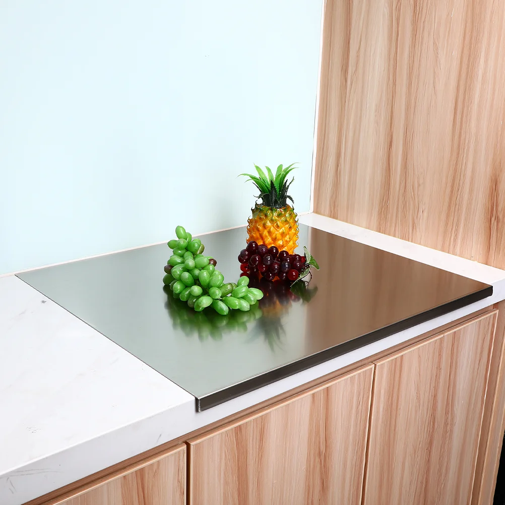 

Desktop Stainless Steel Pastry Board Anti-skid Cutting Board Metal Dough Kneading Board