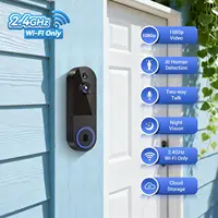 Wireless Wi-Fi Video Doorbell Camera with Night Vision, Two-Way Audio, AI Motion Detection, Cloud Storage - Image 3