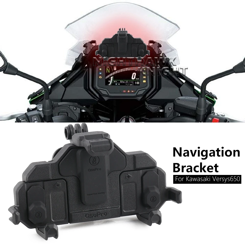 Cavalletto Laterale CNC In Alluminio Per Kawasaki Versys 650 2010-2023 – Piastra Di Estensione Antiaffondamento (Verde)