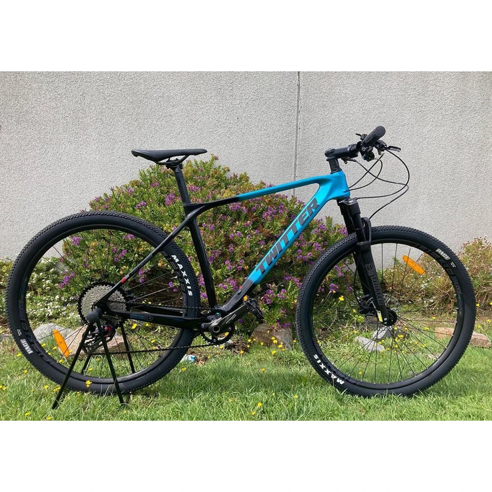 Spedizione Gratuita Twitter Carbon Mountain Bike Xt/M8100 24S Bici Mtb Completa Con Rock Shox Forcella Biciclette Per Uomo