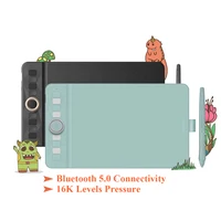 16K Levels GAOMON Wireless Graphics Tablet WH851 Bluetooth 5.0 Connectivity Pen Tablet 8×5 Inch, Intuitive Dial 8 Shortcut Keys