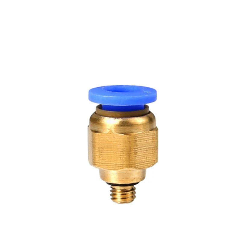Pneumatic Air Connector Fitting PC 4/6/8/10/12mm Thread 1/8 1/4 3/8 1/2 Hose Fittings Pipe Quick Connectors pneumatic fitting connector