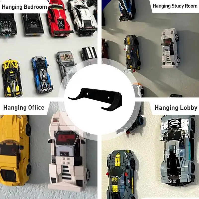 Toy Car Organizer Vertical Wall Mount Toy Car Hanger Car Collection By Wheels On Wall Home Floating Display Shelves For Living