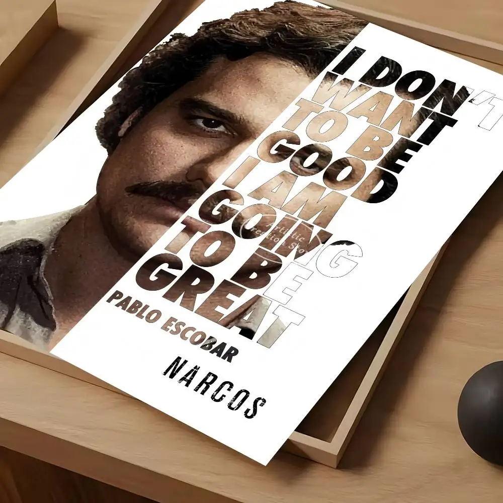 Lord Pablo Escobar Narcos Mugshot Poster, wasserdicht, Vintage-Filmposter, hochwertiger Wandkunstdruck für Raumdekoration, Geschenk – Detail 10