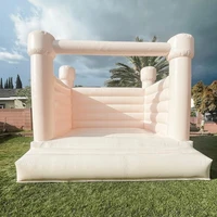Colorful Grade Bounce House With Slide Inflatable Water Slide Jumping Castle Kids Pool Ball Pit Children Summer
