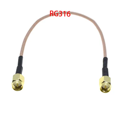 RG174 Cable SMA Male To SMA Male Female RPSMA Bulkhead Connector Extension WIRE RF Coaxial Coax Jumper RG316 Pigtail 2M 5M 10M - Image 8
