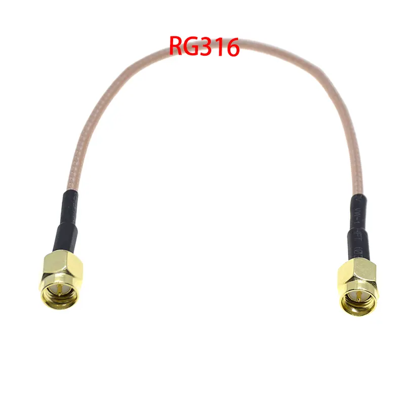 RG174 Cable SMA Male To SMA Male Female RPSMA Bulkhead Connector Extension WIRE RF Coaxial Coax Jumper RG316 Pigtail 2M 5M 10M - Image 8